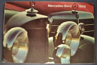 1968 Mercedes - Benz 24pg Brochure 220 D 230 250 280 S Se Sl 68