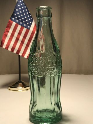 PAT ' D DEC.  25,  1923 Coca - Cola Hobbleskirt Coke Bottle LAWTON OKLA Oklahoma 3