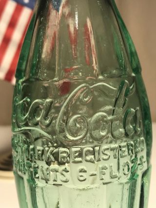 PAT ' D DEC.  25,  1923 Coca - Cola Hobbleskirt Coke Bottle LAWTON OKLA Oklahoma 5