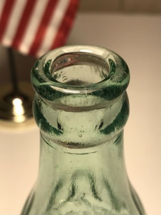 PAT ' D DEC.  25,  1923 Coca - Cola Hobbleskirt Coke Bottle LAWTON OKLA Oklahoma 6