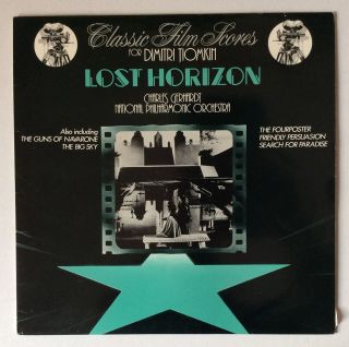 Lost Horizon (the Classic Film Scores Of Dimitri Tiomkin) Rca Gold Seal Uk Lp
