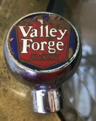 Vintage/antique Valley Forge Beer Ball Tap Knob Handle Norristown,  Pa.  Rare