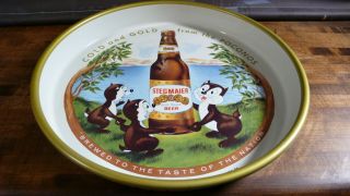 Vtg.  Stegmaier Brewing Co Beer Metal Tray 13 " Wilkes Barre,  Pa 1959