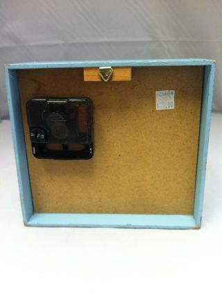 Sanrio Hello Kitty Shadow Box Bakery Blue Angel Clock Rare Collectors Trinket 6
