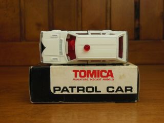Tomica 34 HONDA CIVIC COUNTRY Patrol car,  Made in Japan vintage pocket car Rare 4