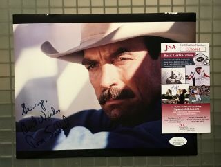 Tom Selleck Signed 8x10 Photo Actor Best Wishes Insc Auto Jsa