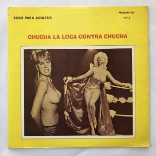 Chucha La Loca Contra Chucha Vol.  3 Latin Cheesecake Cover Lp