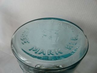 Vintage Ball Atlas E Z Seal 3 Mason Jars 7 1/2 