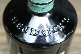 Hendrick ' s Orbium Limited Release 750 ML Empty Indigo Blue Bottle 5