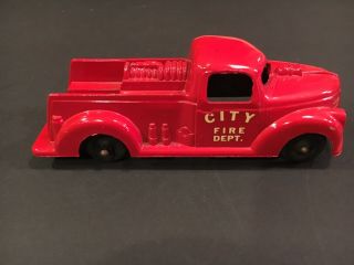 Vintage 50’s Londontoy Fire Truck 6” Model Paint