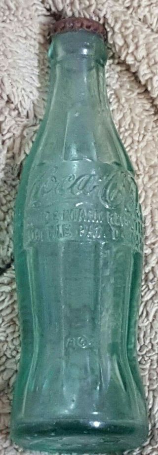 Mexico,  Missouri Hobble Skirt Coca Cola Bottle 1920s 6oz Coke Bottle Mo