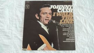 Johnny Cash I Walk The Line [lp] (vinyl,  1964 Columbia) Pressing