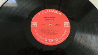 Johnny Cash I Walk The Line [LP] (Vinyl,  1964 Columbia) Pressing 5