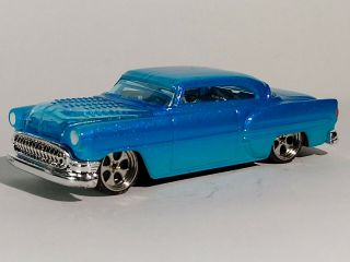 Hot Wheels 53 Bel Air With Aluminum Wheels Real Riders Candy Paint Jlb - 648
