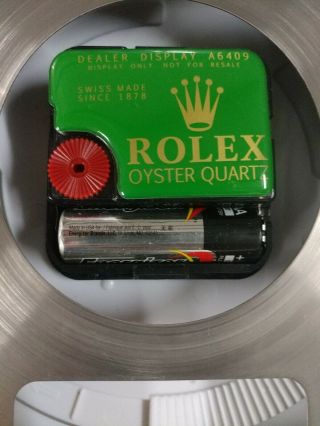 Rolex Dealer Oyster Perpetual Date GMT Master ll Clock.  Wall clock 5