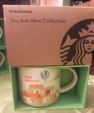 Nib With Sku Starbucks Mexico,  Usa You Are Here (yah) 14 Oz Mug.  Vhtf