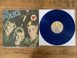 Rare The Police Outlandos D’amour Blue Vinyl Uk Synchronicity Sting