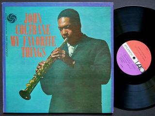John Coltrane My Favorite Things Lp Atlantic 1361 Us 1961 Mono Mccoy Tyner Vg,