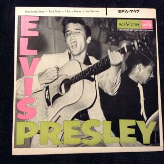 Elvis Presley Epa - 747 Nm Or Better Very Release 1956 Sharp