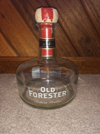 Old Forester Kentucky Straight Bourbon Whisky - Birthday Bourbon - Empty Bottle