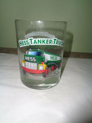 1996 Hess Tanker Truck Drinking Glass - Tractor Trailer