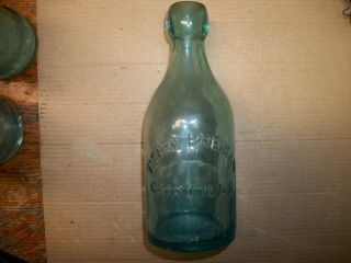 Cairo,  Il Old Henry Breihan 1880s Blob Top Soda Bottle