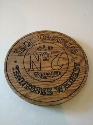 Jack Daniels Engraved Wooden Whiskey Sign 11 Inches