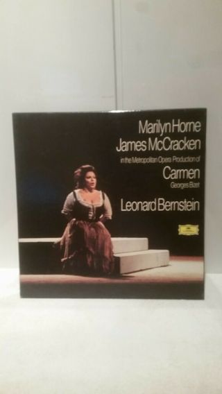 Bizet Carmen Marilyn Horne James Mccracken Bernstein Dg 2709 043 - 3lp Box Set