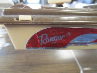 Vintage Ranger Bass Boat w/ GT150 Johnson Outboard Processed Plastic Co.  1970 ' s 5