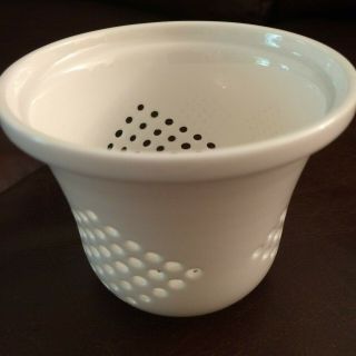 Teavana Tea Cup/Mug With Lid,  Saucer & Infuser Porcelain Stella Daisies NIB 5