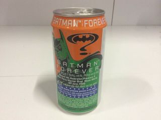 Fanta Batman Forever Australian Premier Promotion 375ml Aluminium Can 1995 2