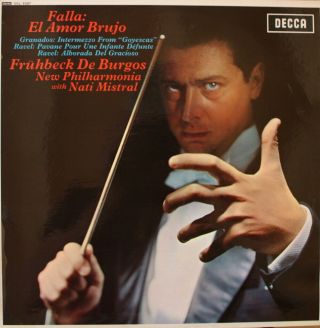 Falla Ravel Granados Rafael Fruhbeck De Burgos Decca Nb Sxl 6287 Lp