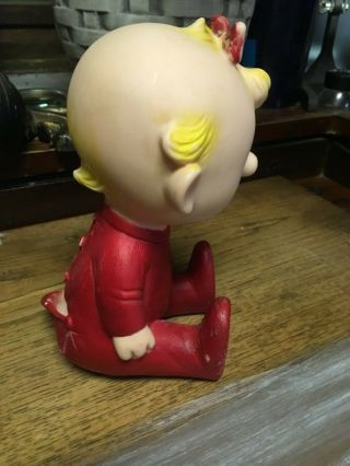 1950’s United Feature Syndicate Peanuts Rubber Squeeze Baby Sally Toy 2