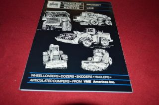 Volvo Michigan Euclid Equipment Buyers Guide 1986 Dealers Brochure Dcpa2