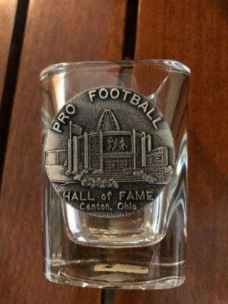 Nfl Hall Of Fame Pro Football Canton,  Ohio Shot Glass 2 1/2”