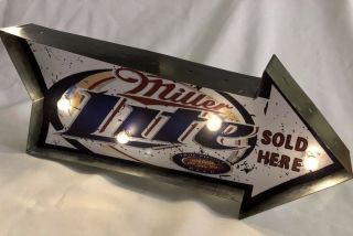 Retro Miller Lite Marquee Corona Cola Atm Antique Beer Bar Light Box Sign 16 " X7 "