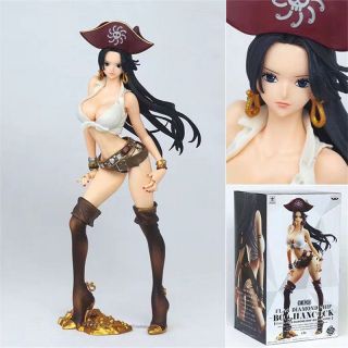 Anime One Piece Sexy Girl Boa Hancock Flag Diamond Ship Pvc Figure