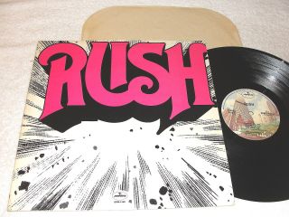Rush - Self - Titled S/t,  1974 Rock Lp,  Ex,  Orig Mercury - Palm Tree,  Masterdisk