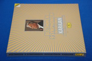 Karajan Beethoven The Nine Symphonies DGG Digital Stereo ' 86 7LP - Box NM 2