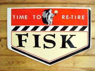 Time To Re Tire Fisk Tire Heavy Metal Colorful Sign