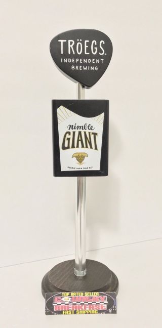 Troegs Independent Brewing Nimble Giant Double Ipa Beer Tap Handle 11.  5” Tall