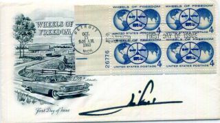 Authentic Legendary Race Car Driver Mario Andretti Signed Fdc