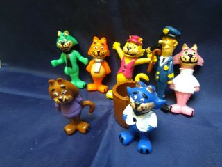 Hanna - Barbera Top Cat Set Of Figures 100 Made In Mexico Rare