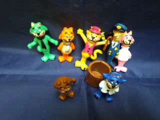 HANNA - BARBERA TOP CAT SET OF FIGURES 100 MADE IN MEXICO RARE 3
