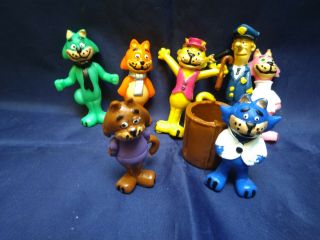 HANNA - BARBERA TOP CAT SET OF FIGURES 100 MADE IN MEXICO RARE 4