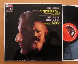 Asd 2433 Brahms Symphony No.  1 Sir John Barbirolli 1968 Ed1 Semi - Circle Nm/vg