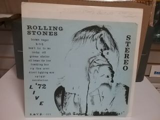 Rolling Stones Live ' 72 MICK TAYLOR WE MISS YOU Ruthless RSVP 001 RARE VG,  /VG 2