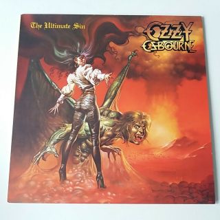 Ozzy Osbourne - The Ultimate Sin - Vinyl Lp Uk 1st Press A1/b2 Black Sabbath Nm