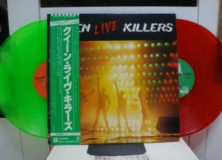 Queen / Live Killers,  Rare Japan Only Orig.  2lp Color Vinyl W/obi & Insert Nm
