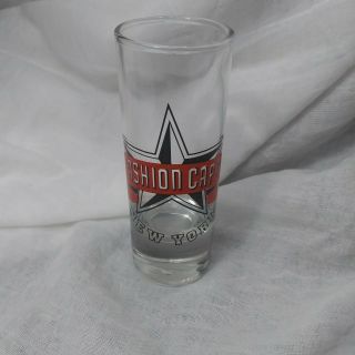 Very Rare Closed Fashion Cafe Double Shot Glass Tall Models